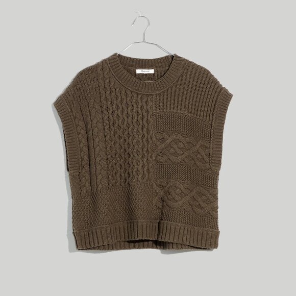 Madewell - Patchwork Sweater Vest - Size Small - Picture 3 of 3